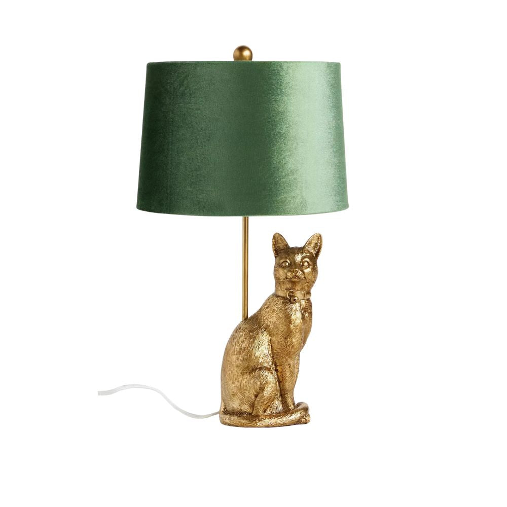 Pawdia Fabric Decorative Table Lamp - Animal Sculpture Bedside Lamp