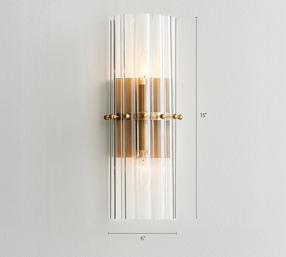 Lumora Crystal Wall Sconce – Elegant Lighting for Hallway & Bedroom
