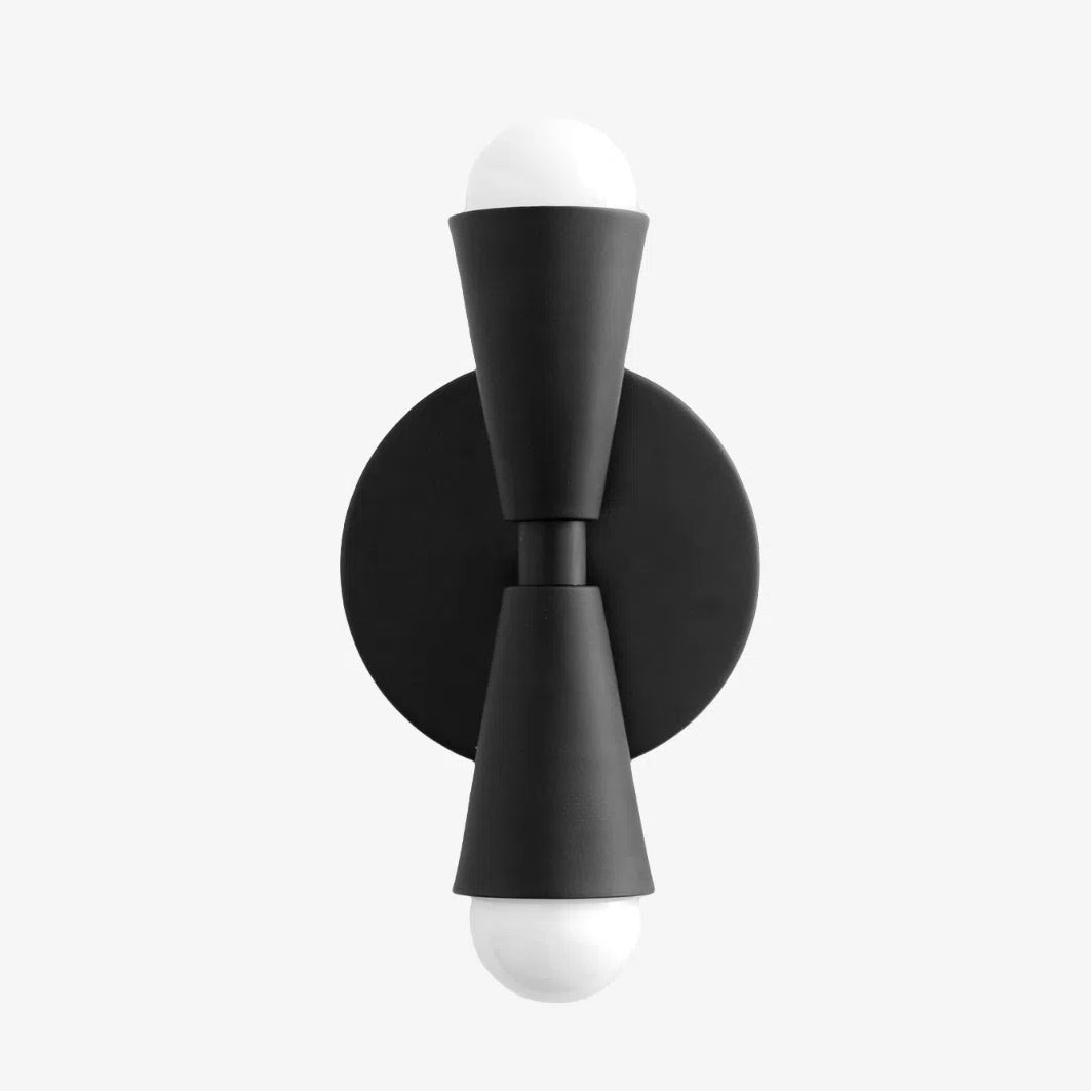 Pyralis Cone Linear Statement Wall Sconce - Modern Two Light Fixture