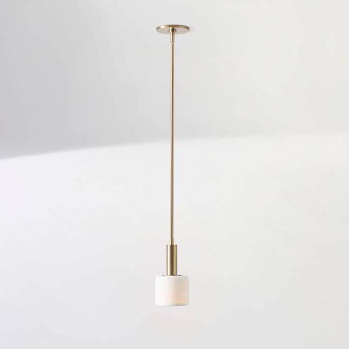 Suspension Cerova moderne en porcelaine ivoire – Design organique et doux pour îlot de cuisine