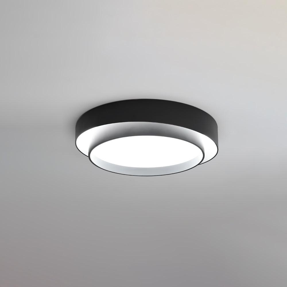 Round Double Layer Ceiling Light – Nordic Acrylic Flush Mount Design