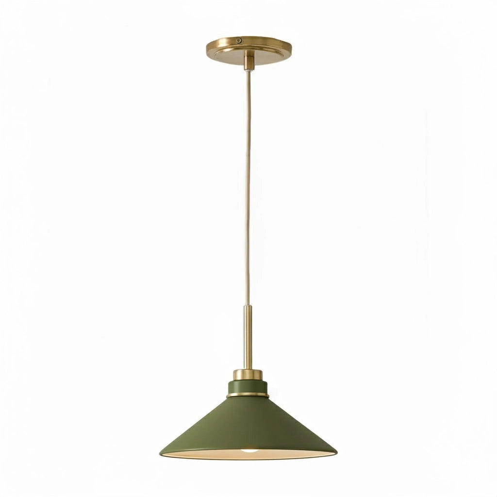Aurenza Modern Farmhouse Pendant Light - Adjustable Shade for Warm Ambiance