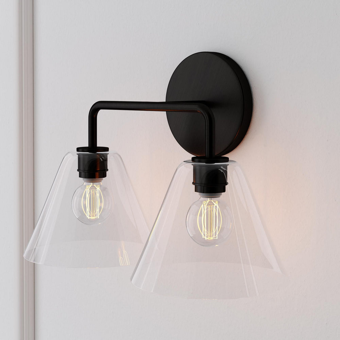 Applique murale Conica Cone - Éclairage moderne en verre à 1, 2 ou 3 lumières