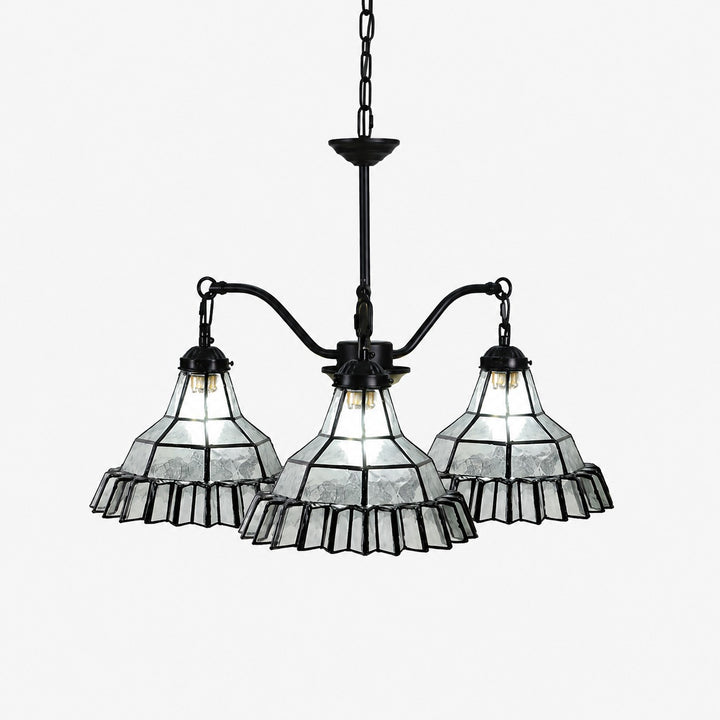 Vintage Stained Glass Pendant Light 1