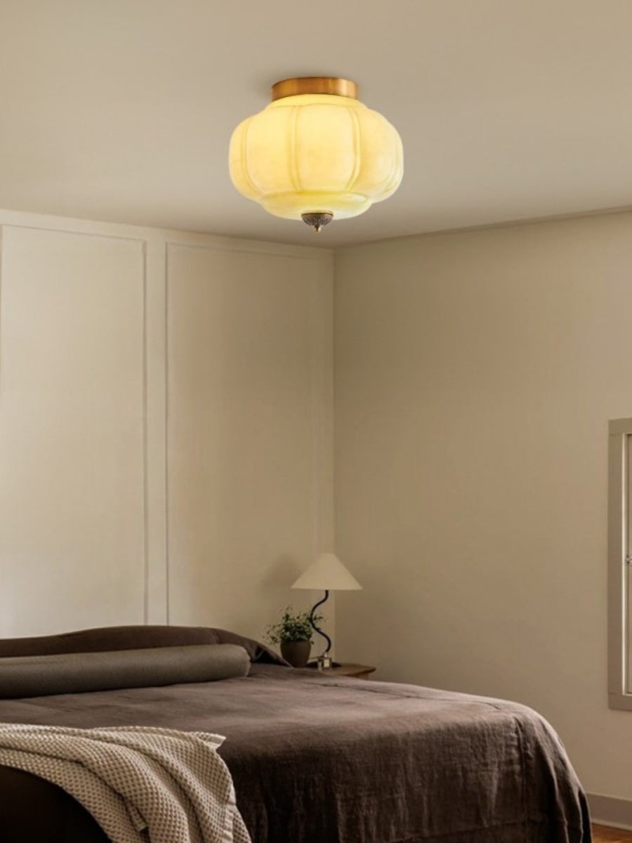 Stylish Green Glass Ceiling Light