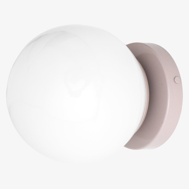 Glorica Glass Globe Wall Sconce - Multi-Color Modern Minimalist Light