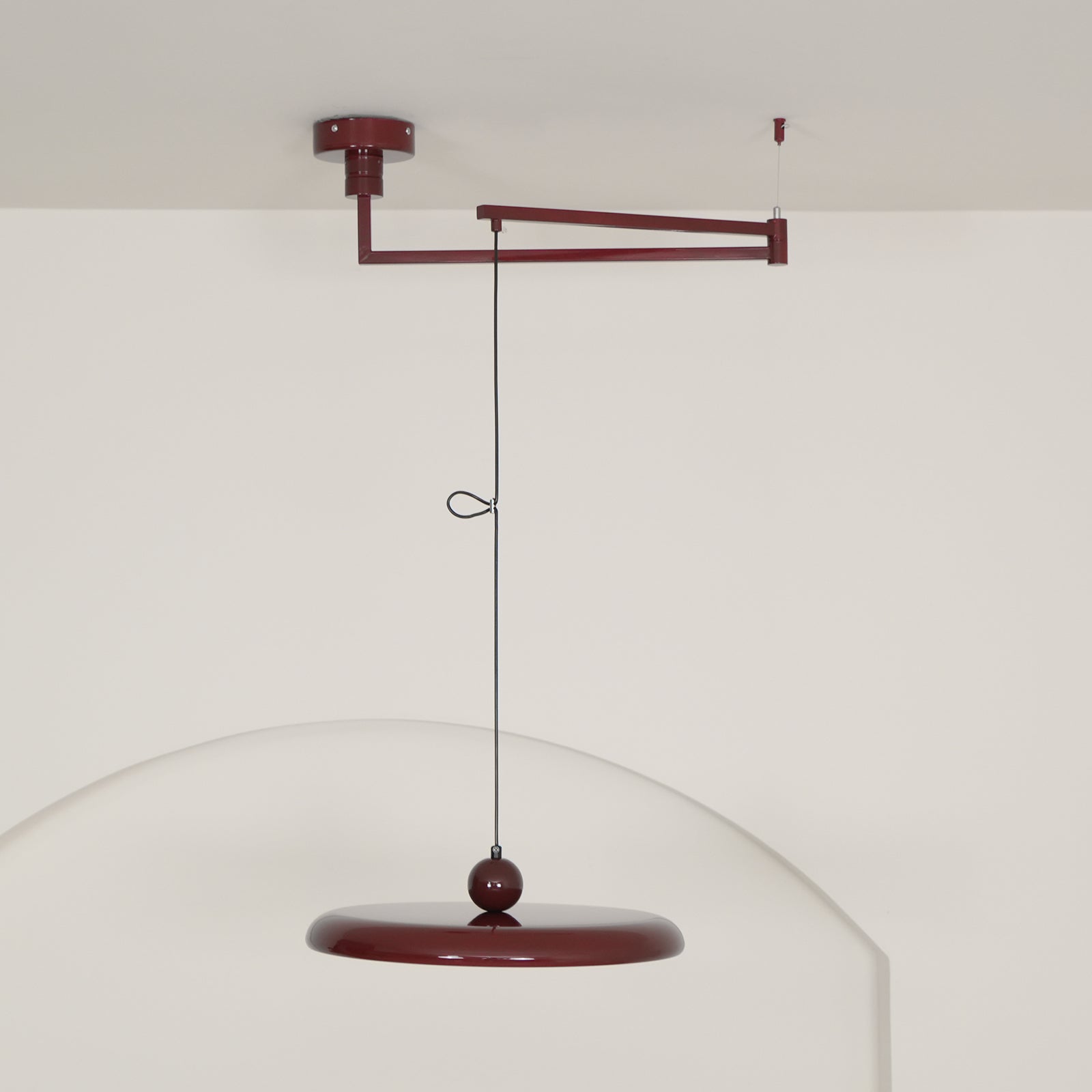 Adjustable Articulated Arm Metal Pendant Light