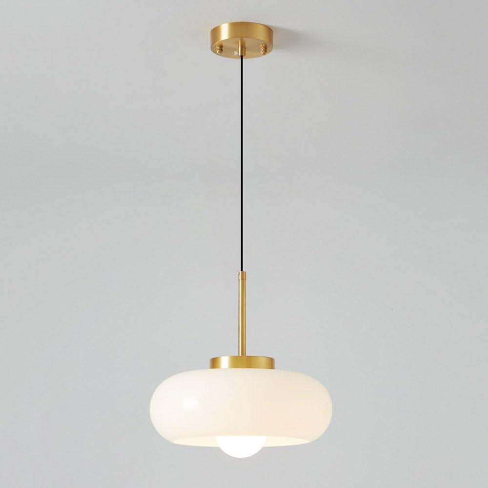 Glass Pot Pendant Light – Vintage Bauhaus Style for Dining Room