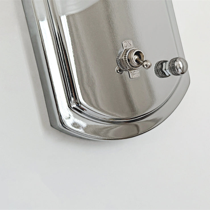 Bauhaus Creative Industrial White Glass Wall Lamp