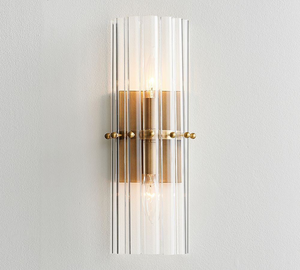 Lumora Crystal Wall Sconce – Elegant Lighting for Hallway & Bedroom