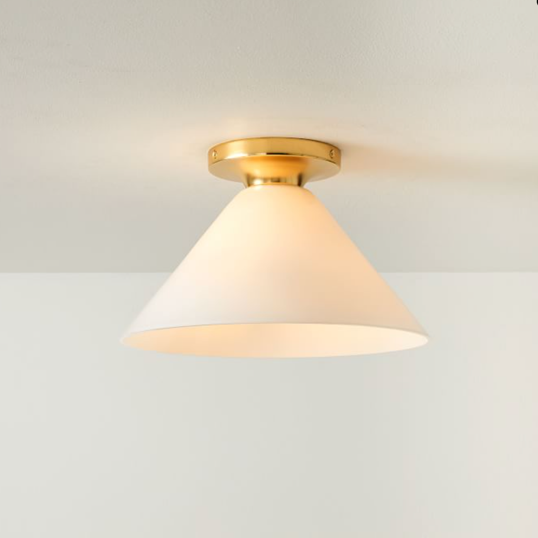 Plafonnier encastré Conica Cone – Plafonnier en verre pour espaces modernes