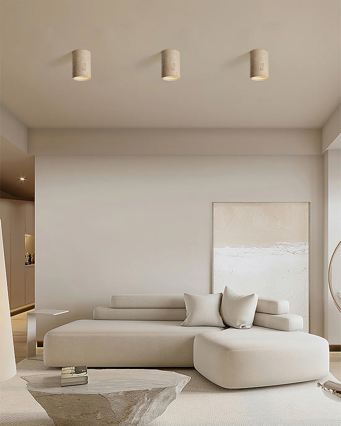 Contemporary Interior Design Solution in Brick Red