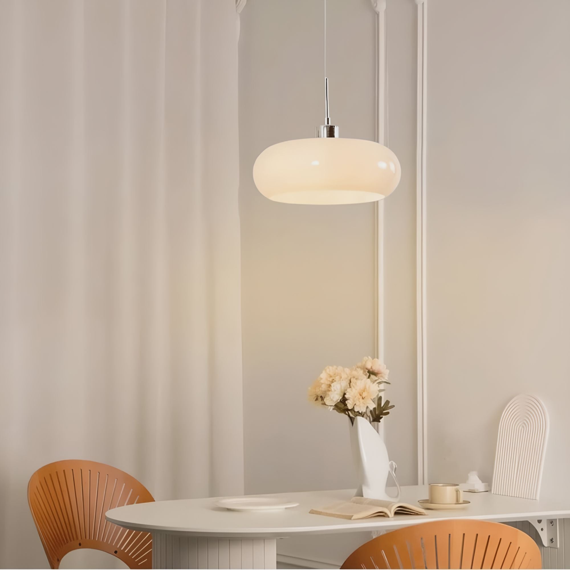 Glass Pot Pendant Light — Nordic Retro Look for Stylish Spaces