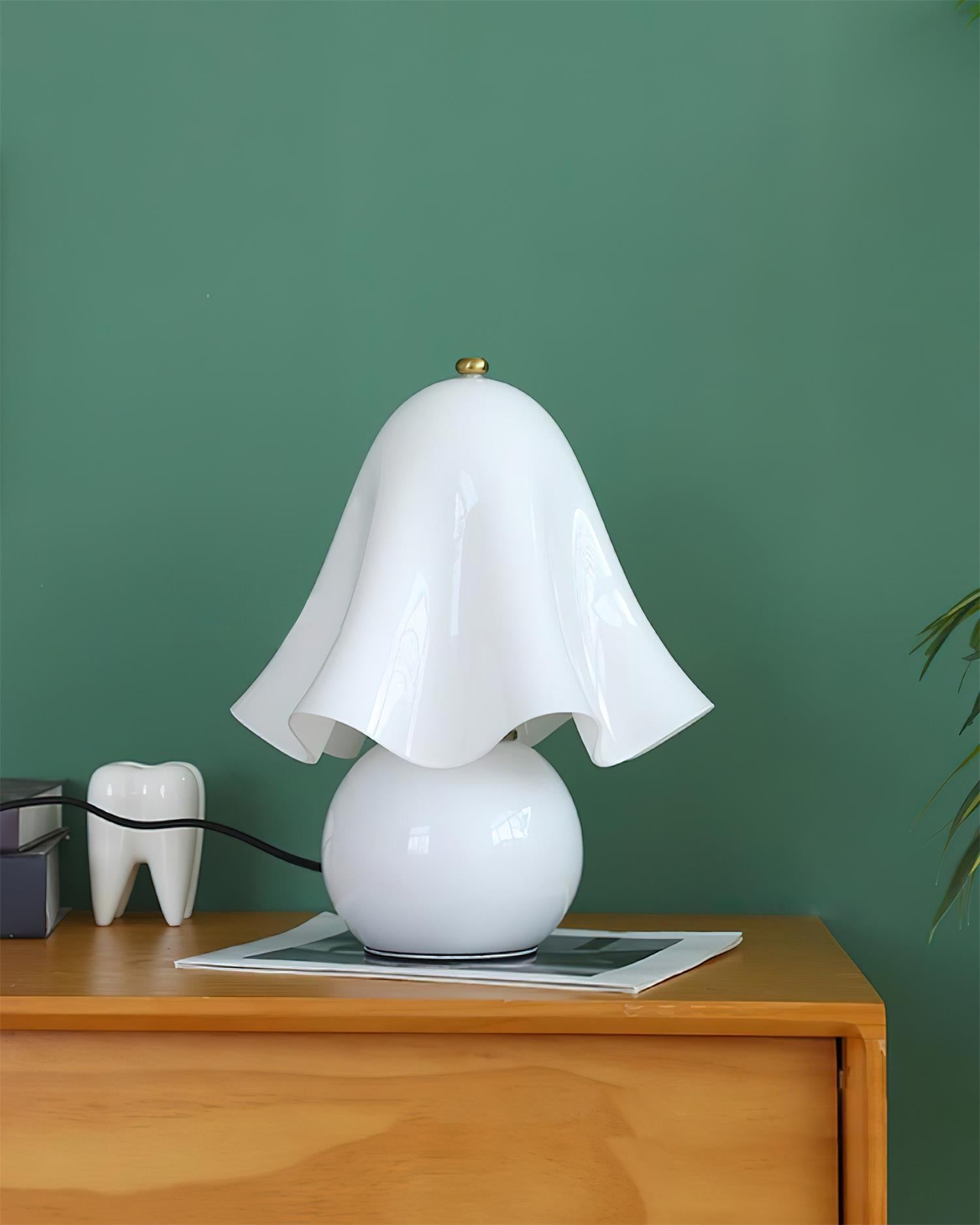 Bellina Decorative Table Lamp - Sculptural Bell Flower Shape