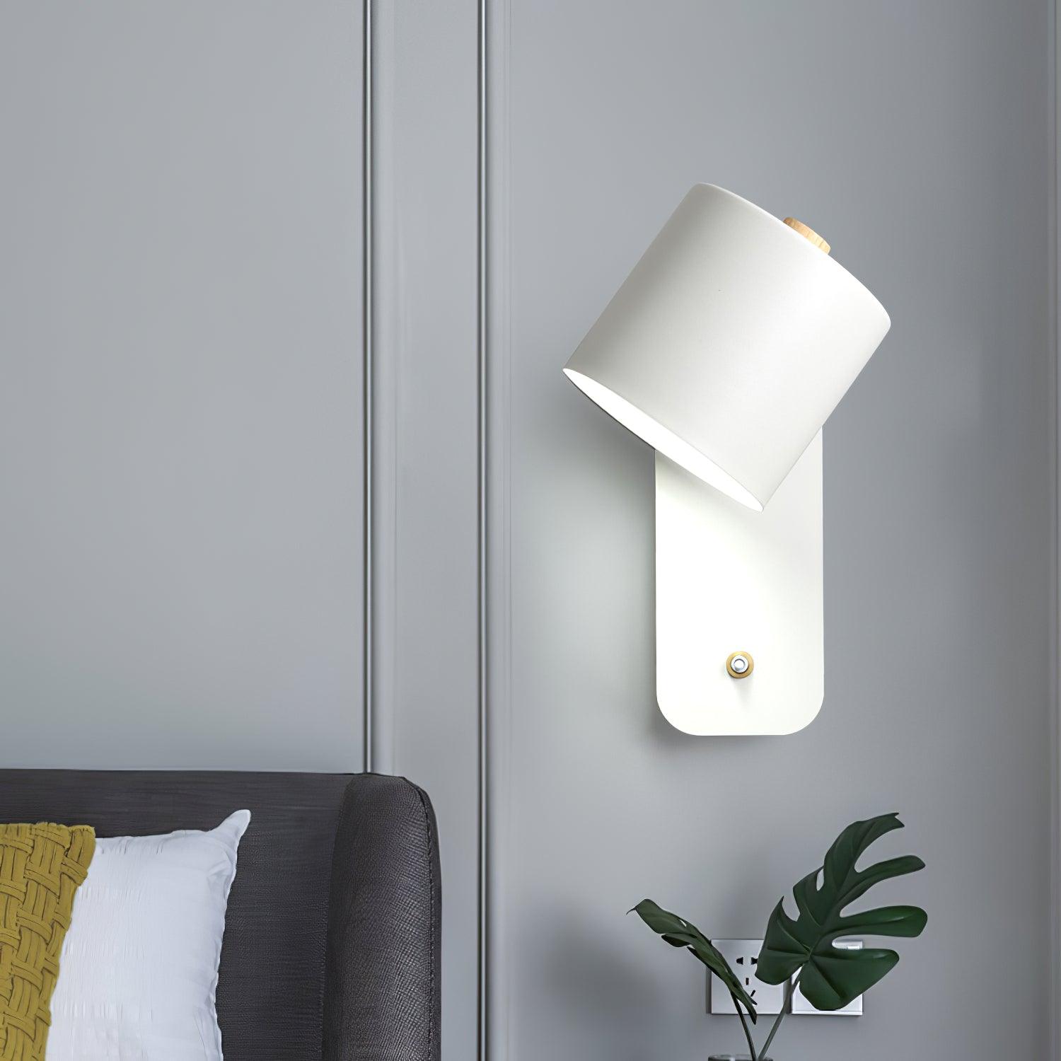 Rotatable Cylinder Wall Lamp — Minimalist Metal Indoor Lighting