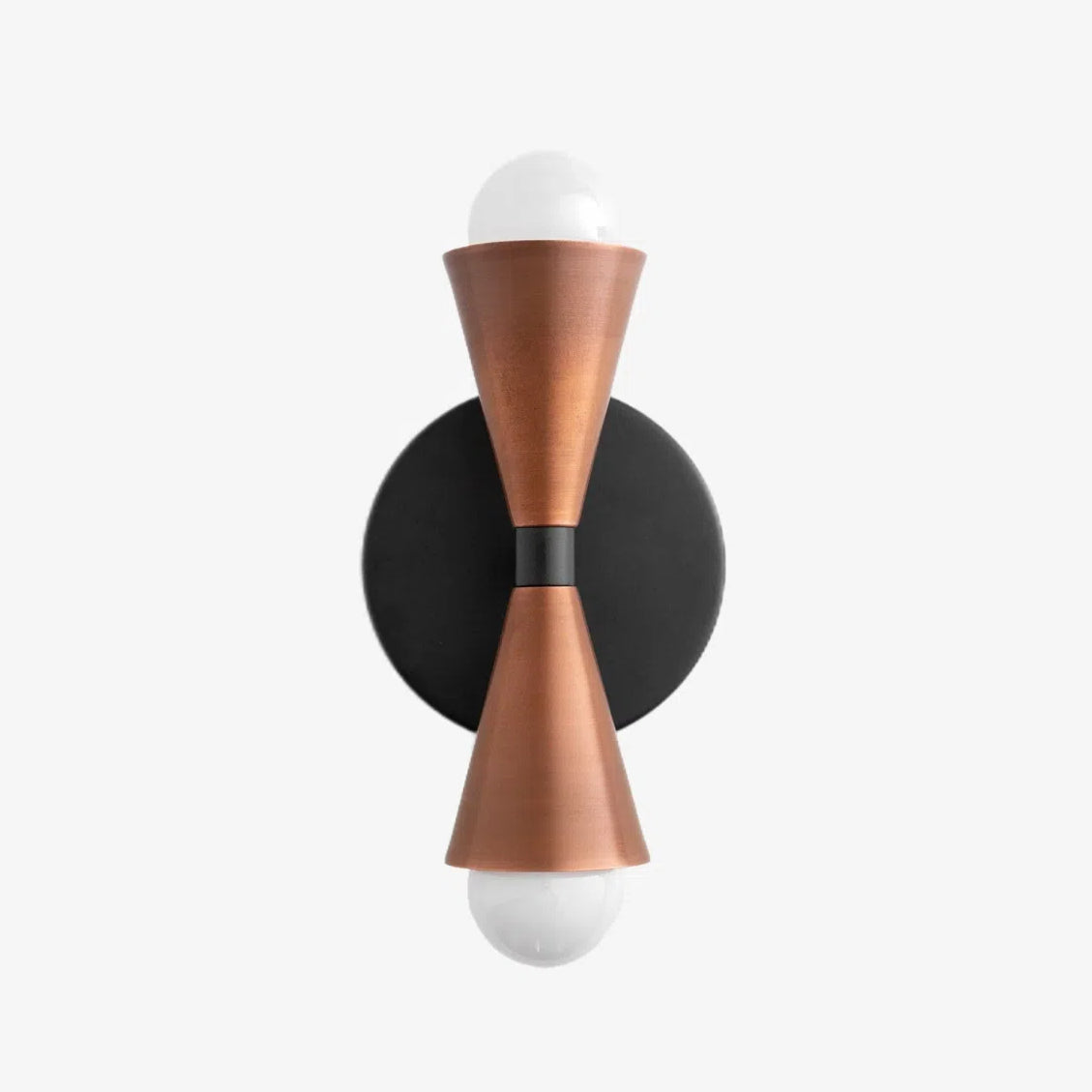 Pyralis Cone Linear Statement Wall Sconce - Modern Two Light Fixture