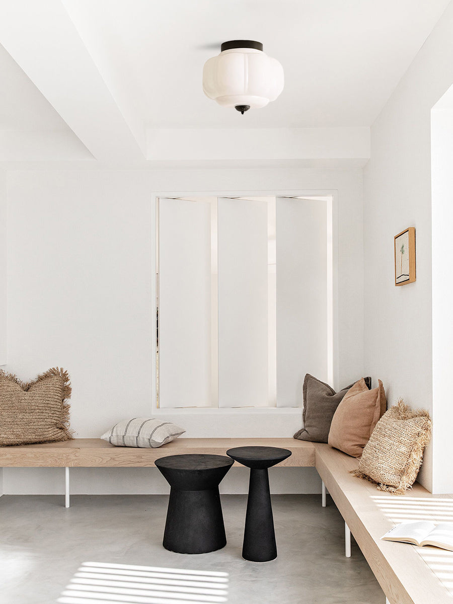 Stylish Green Glass Ceiling Light