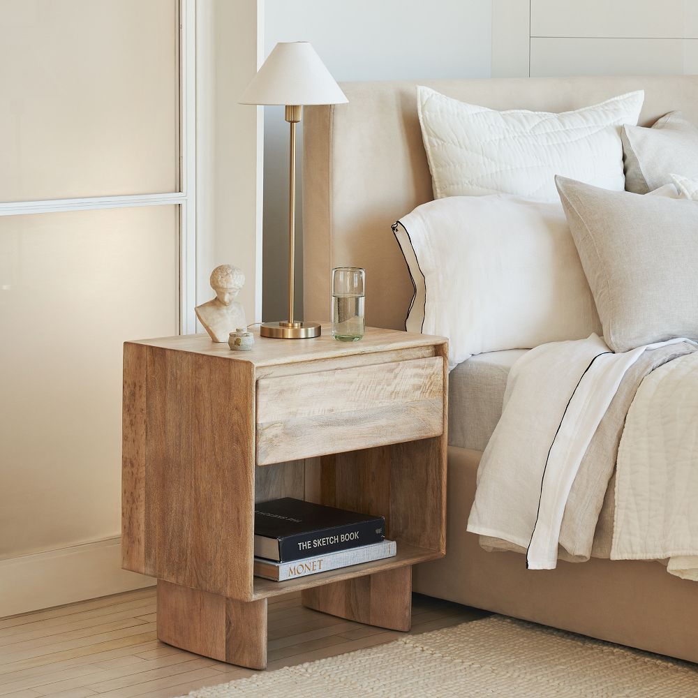 Lampes de table et lampadaires Diora - Abat-jour en lin Style linéaire moderne Accent sophistiqué