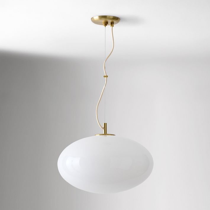 Lumivelle Minimalist Glass Pendant – Adjustable Height Dimmable Design