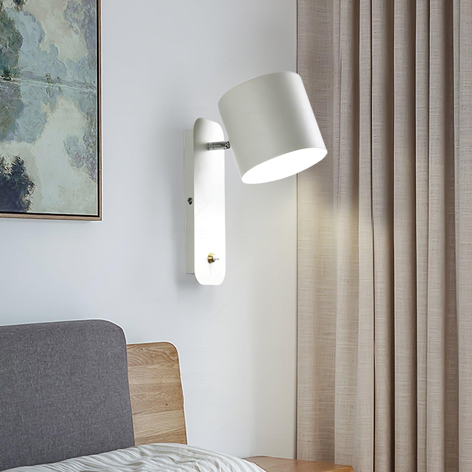 Rotatable Cylinder Wall Lamp — Minimalist Metal Indoor Lighting