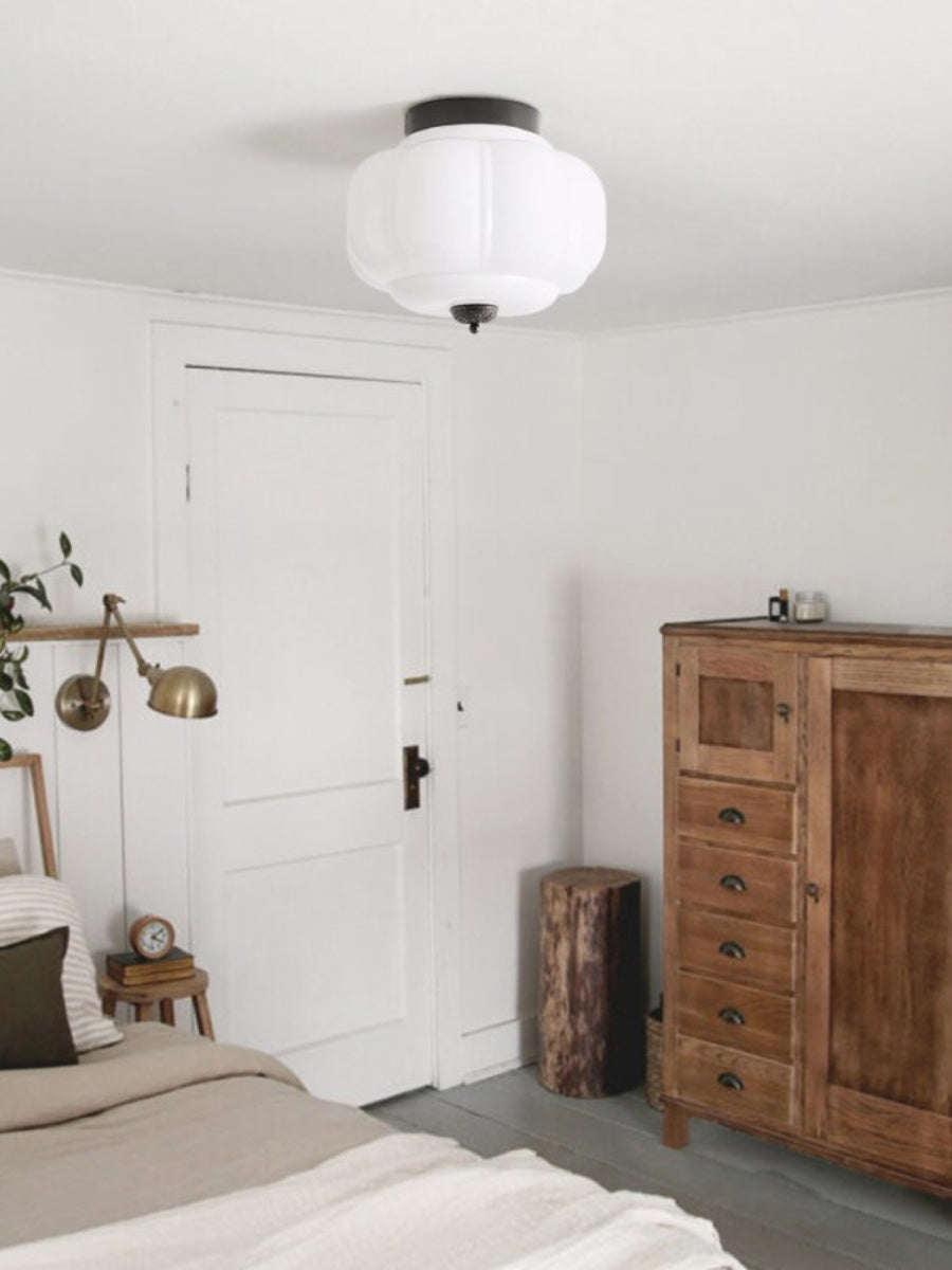 Stylish Green Glass Ceiling Light