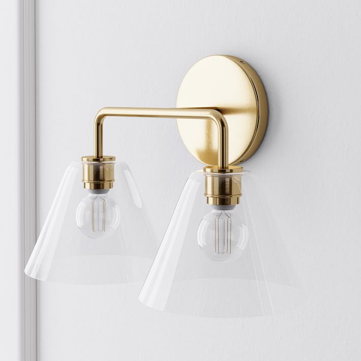 Applique murale Conica Cone - Éclairage moderne en verre à 1, 2 ou 3 lumières