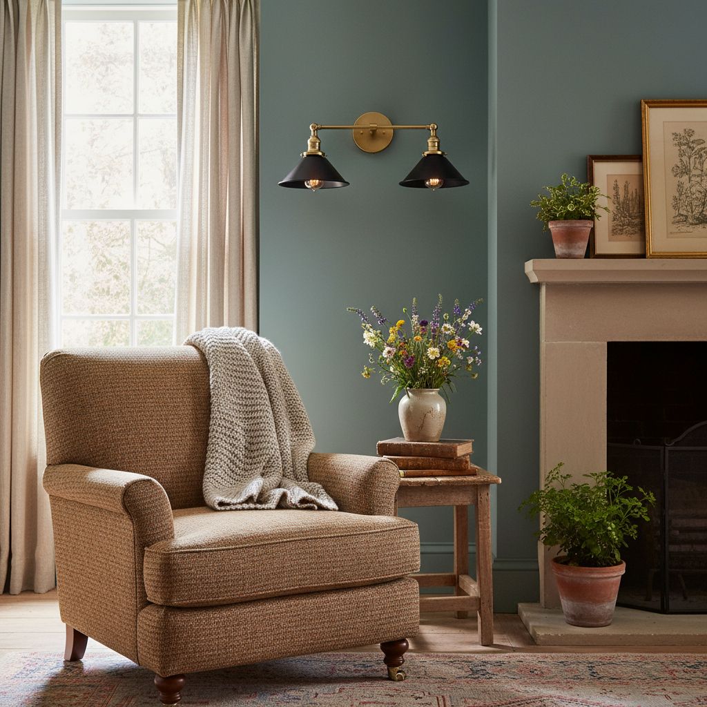 Conique Metal Industrial Wall Sconce with Dual Cone Shades - Vintage Metal Finish