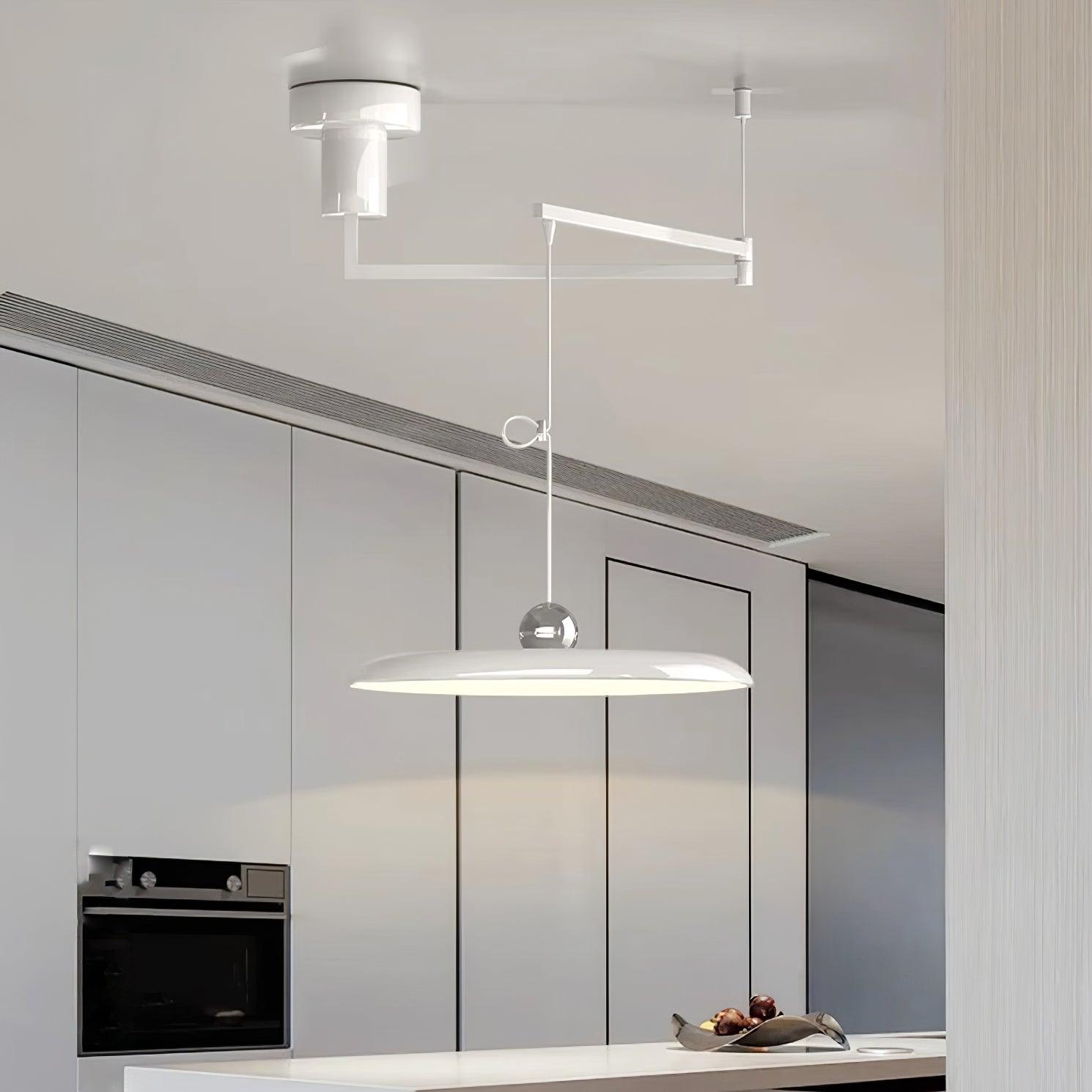 Adjustable Articulated Arm Metal Pendant Light