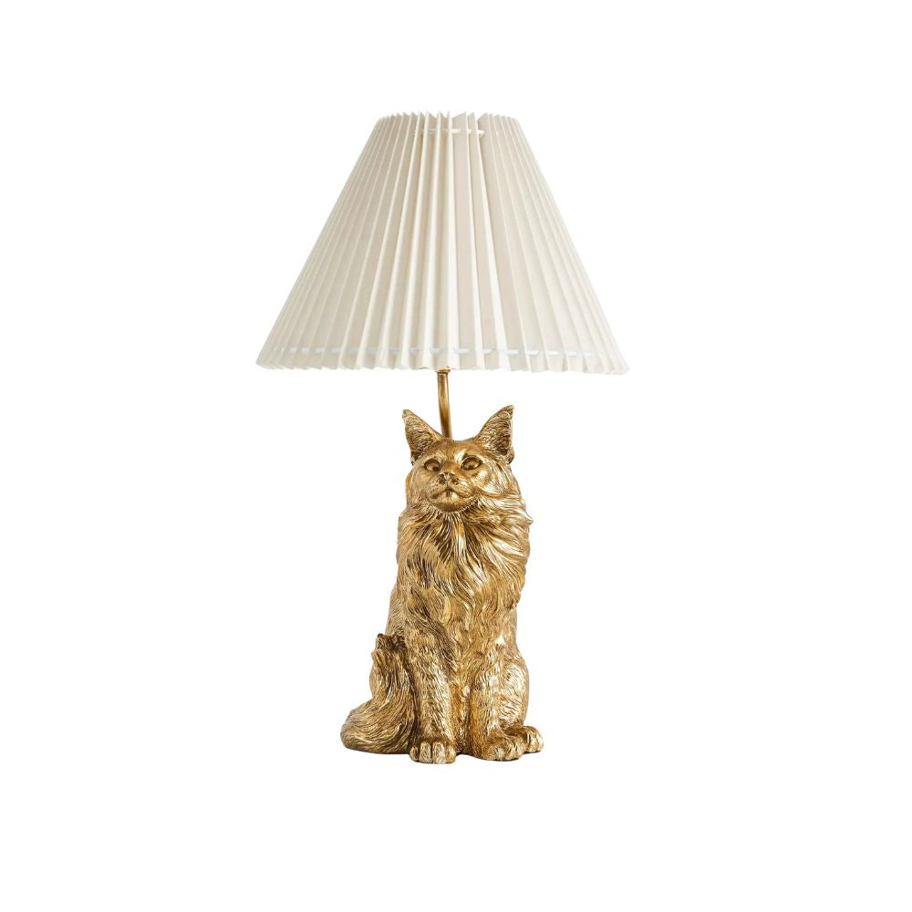 Pawdia Fabric Decorative Table Lamp - Animal Sculpture Bedside Lamp