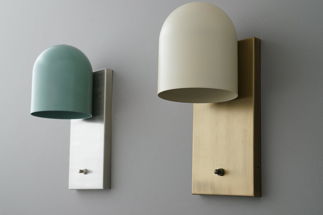 Metio Dome Elegant Wall Sconce Lighting - Classic Dome Shade Interior Fixture