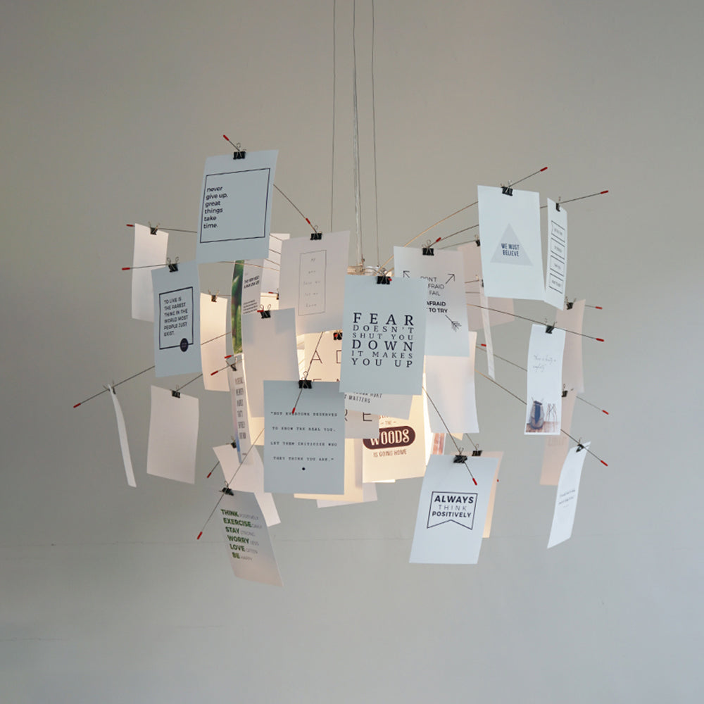 Renée Creative Picture Pendant Light Art Deco Bedroom Living Room