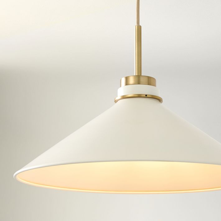 Aurenza Modern Farmhouse Pendant Light - Adjustable Shade for Warm Ambiance