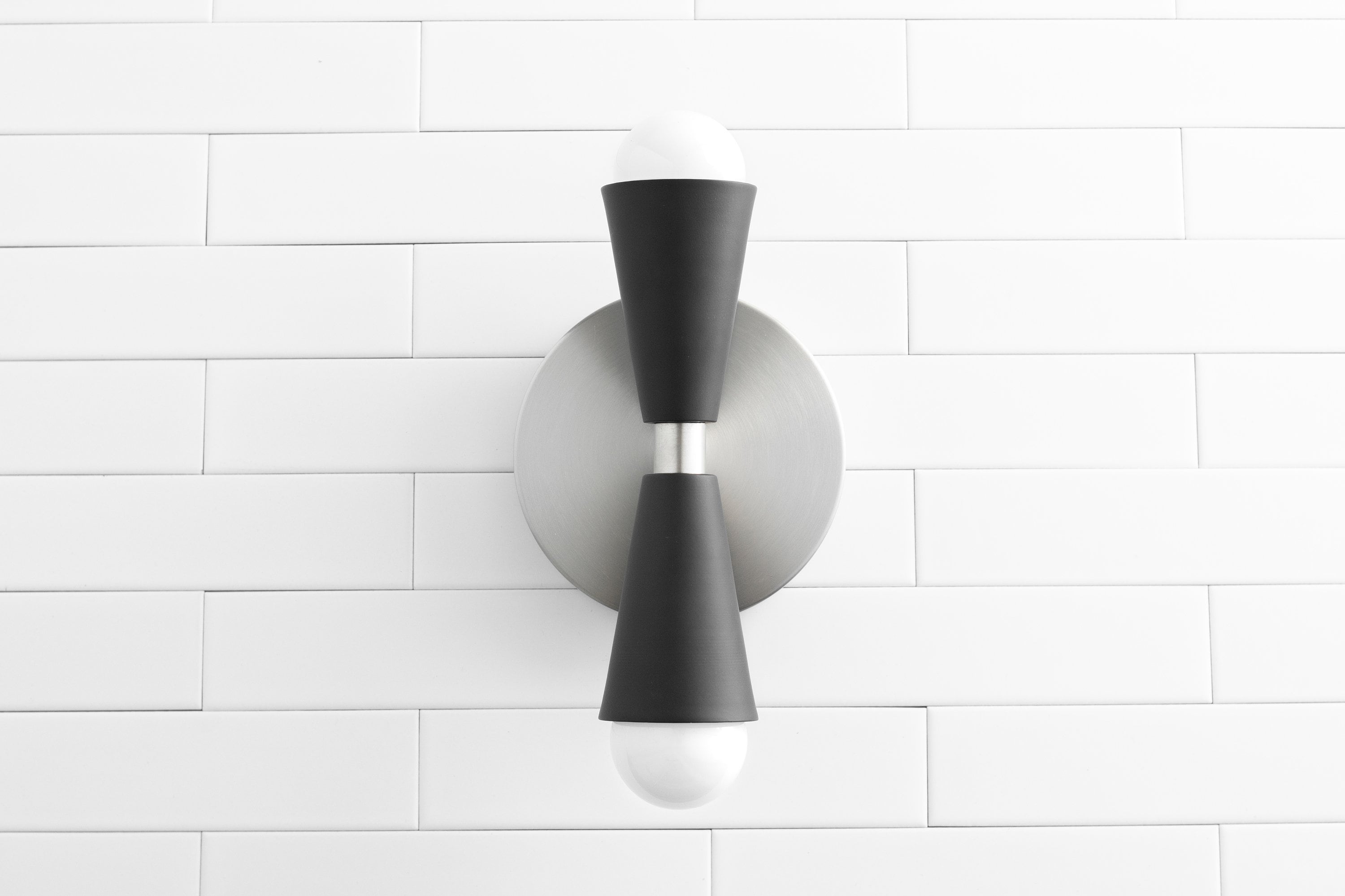 Pyralis Cone Linear Statement Wall Sconce - Modern Two Light Fixture
