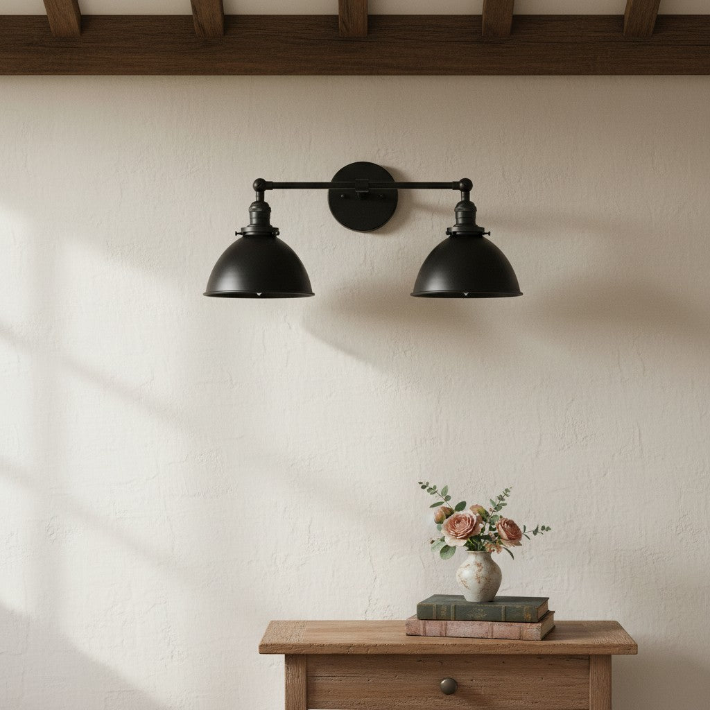 Conique Metal Industrial Vanity Light  - Modern Bathroom Lighting Fixture