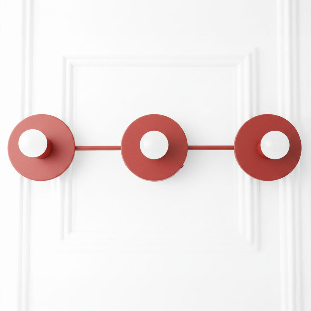 Radiro Globe Modern Colorful Vanity Light - Minimalist Bathroom Fixture in Multiple Finishes