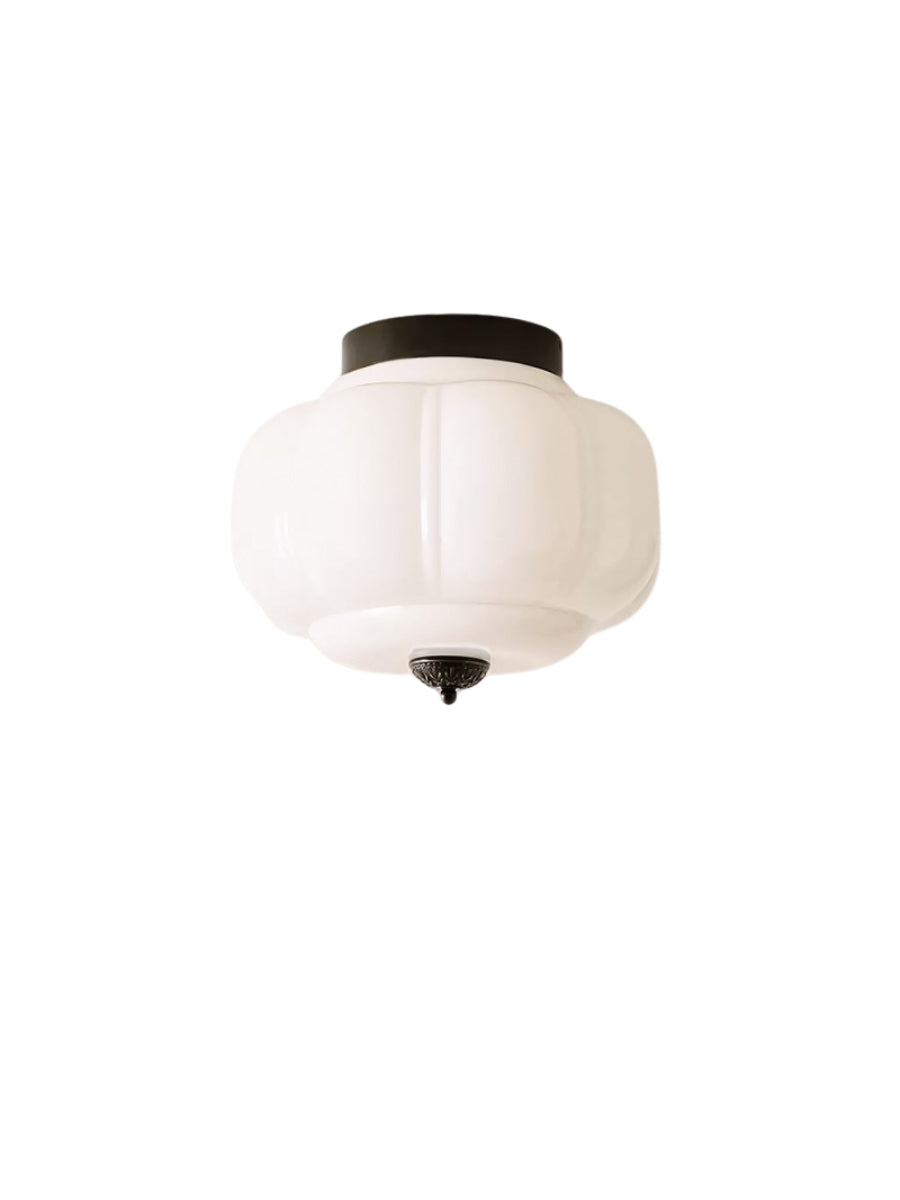 Stylish Green Glass Ceiling Light