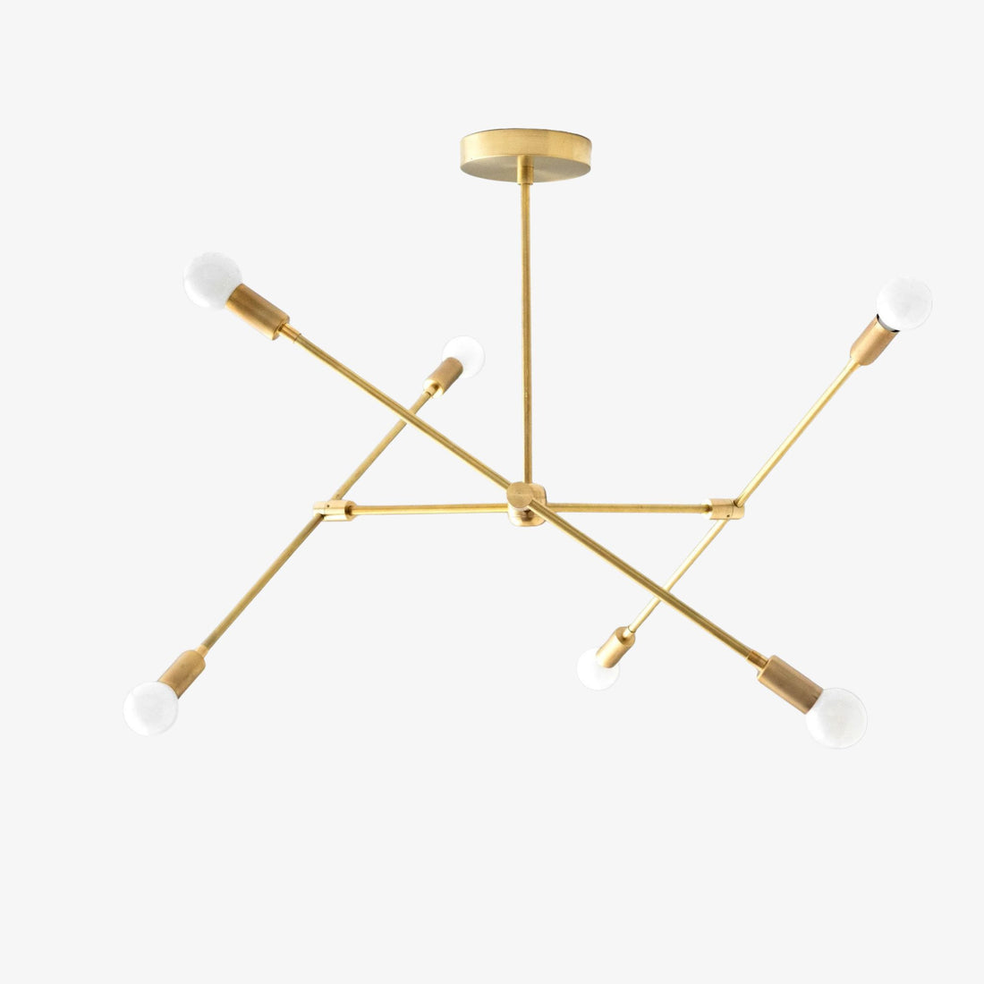 Mobilux Line Modern Mobile Chandelier - Minimalist Ceiling Light for Dining Room