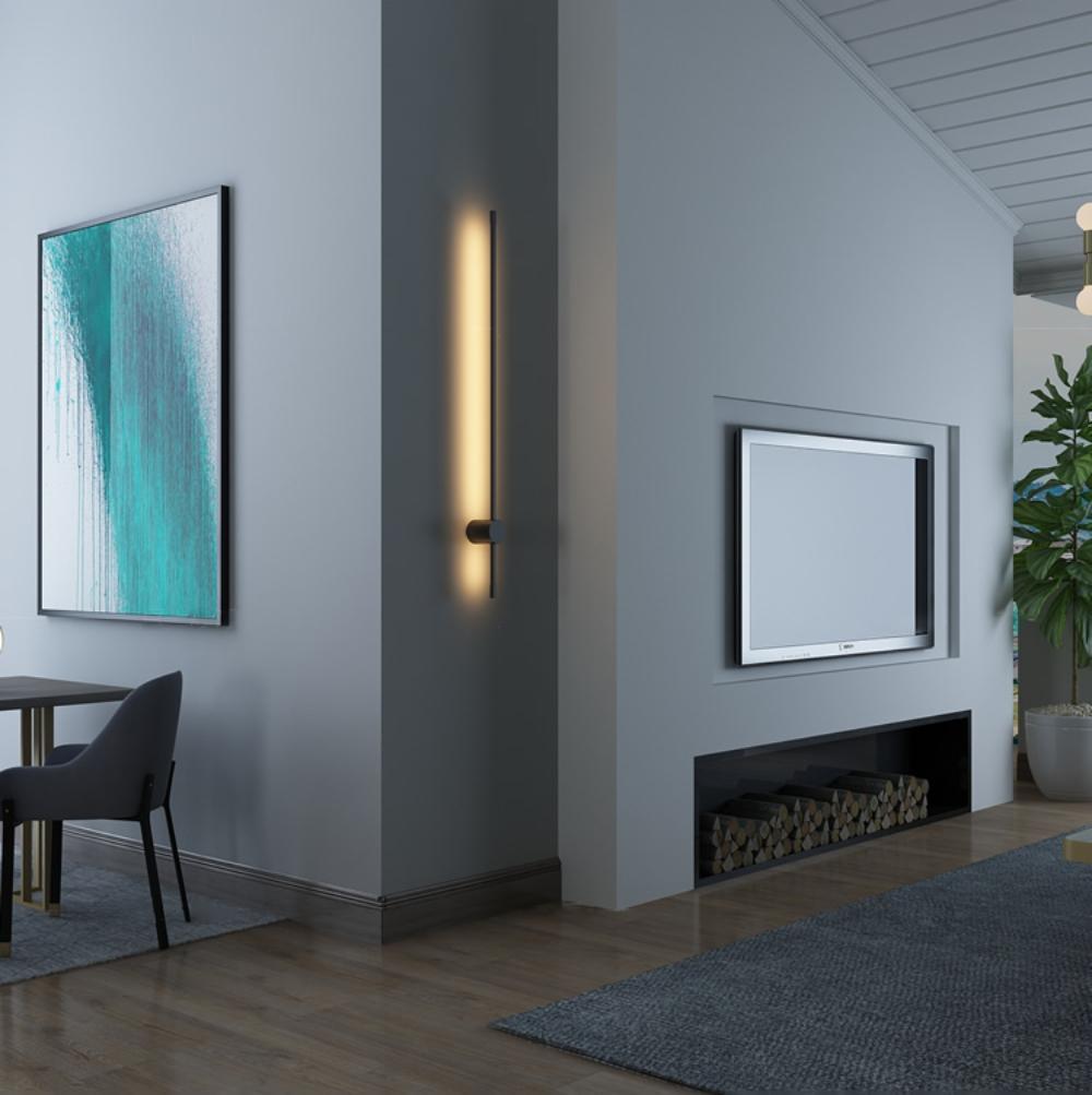 Applique murale LED linéaire Tube – Design minimaliste et moderne