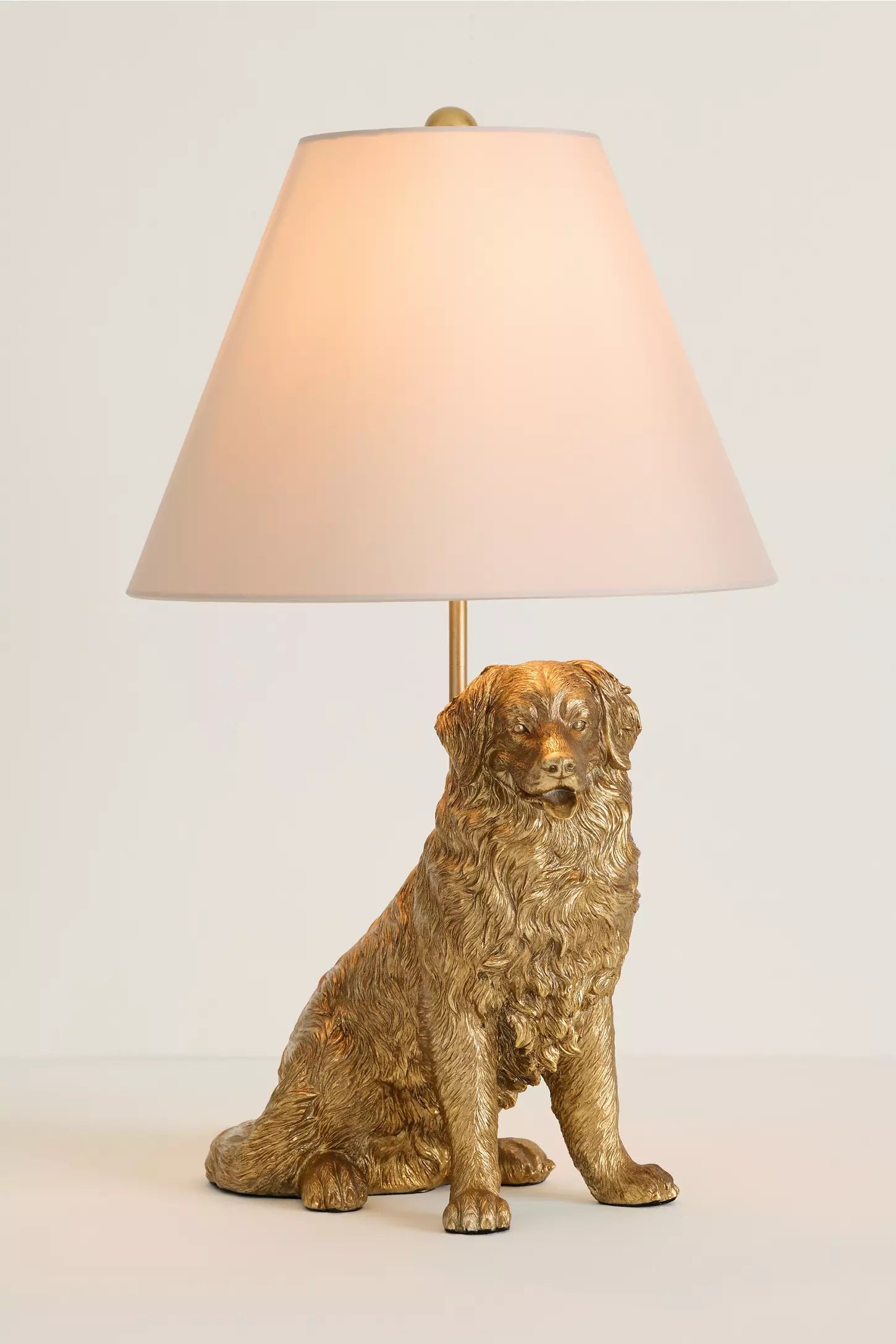Pawdia Fabric Decorative Table Lamp - Animal Sculpture Bedside Lamp