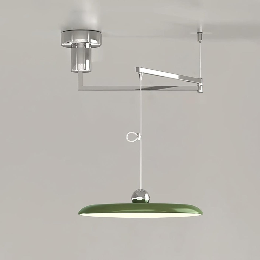 Adjustable Articulated Arm Metal Pendant Light