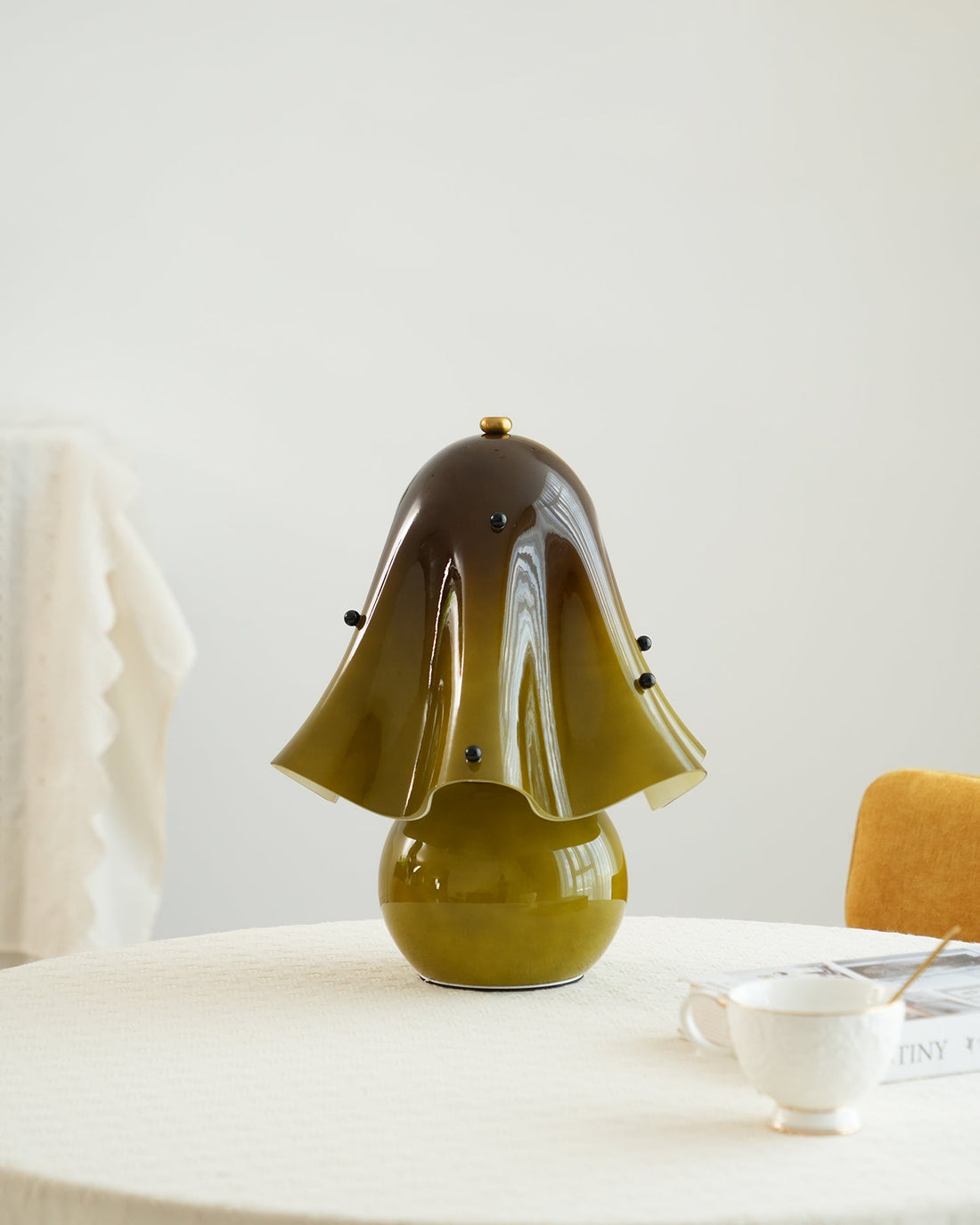 Bellina Decorative Table Lamp - Sculptural Bell Flower Shape