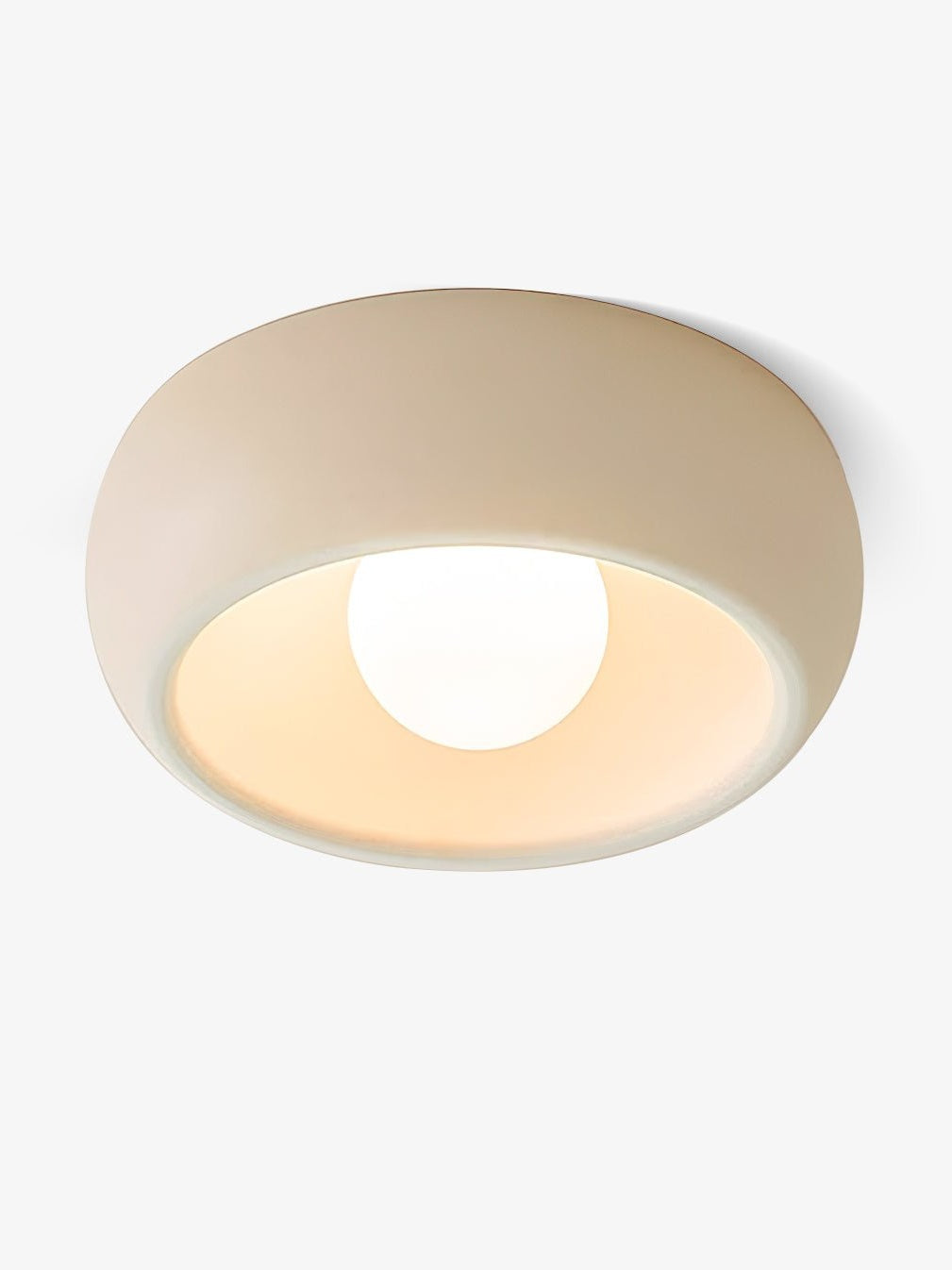 Plafonnier moderne en métal et verre, couleur noyer, pour l'éclairage intérieur