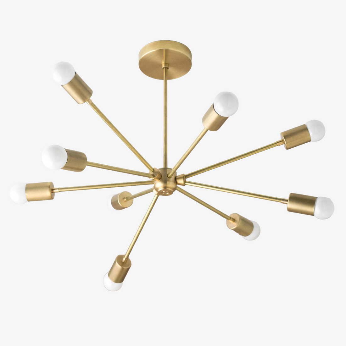 Mobilux Line Modern Chandelier - Mid Century Ceiling Light Fixture