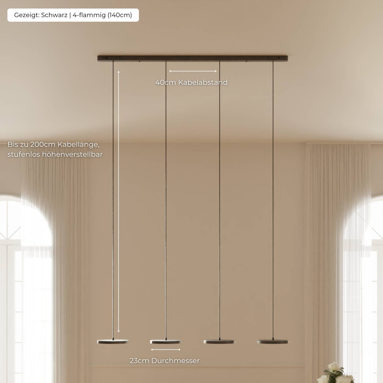 CRI 95 LED Pendant Light by Evanos - Modern Design