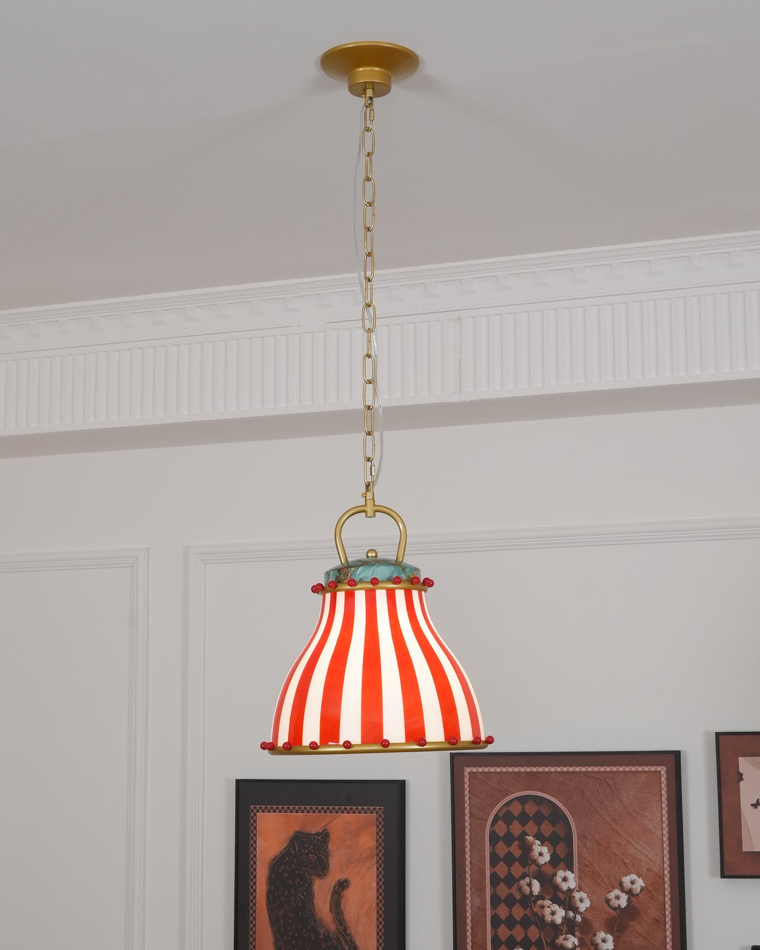 Circus Pendant Light for Children's Room - Macaron Glass Pendant Light