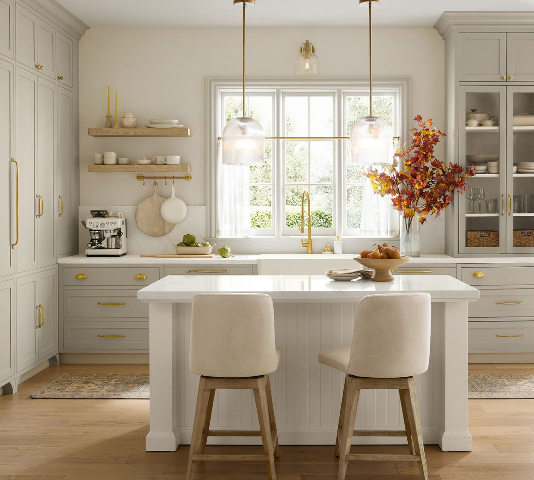 Suspension Bravira en verre strié – Lampe élégante pour îlot de cuisine