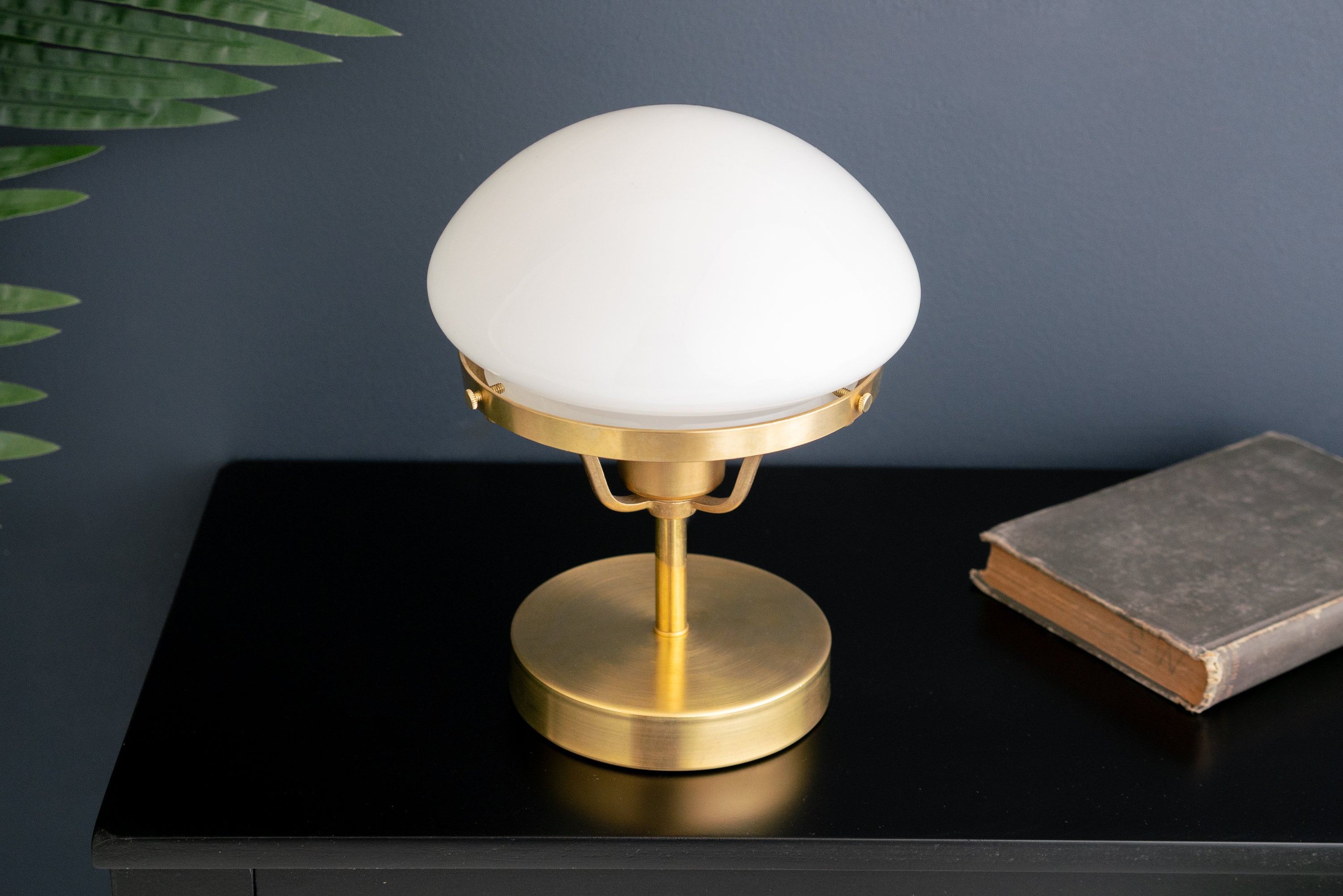 Ornato Luxe Modern Brass or Black Table Light