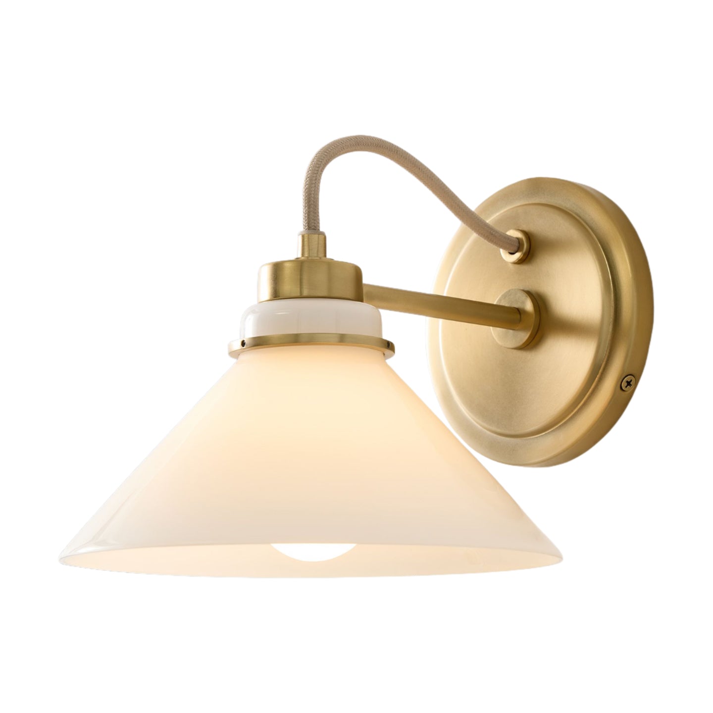 Aurenza Sconce – Farmhouse Wall Light with Metal Accents for Cozy Spaces