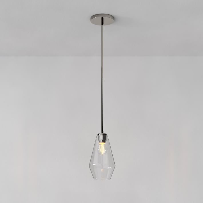 Merin Transparent Glass Sculpture Geometric Pendant light