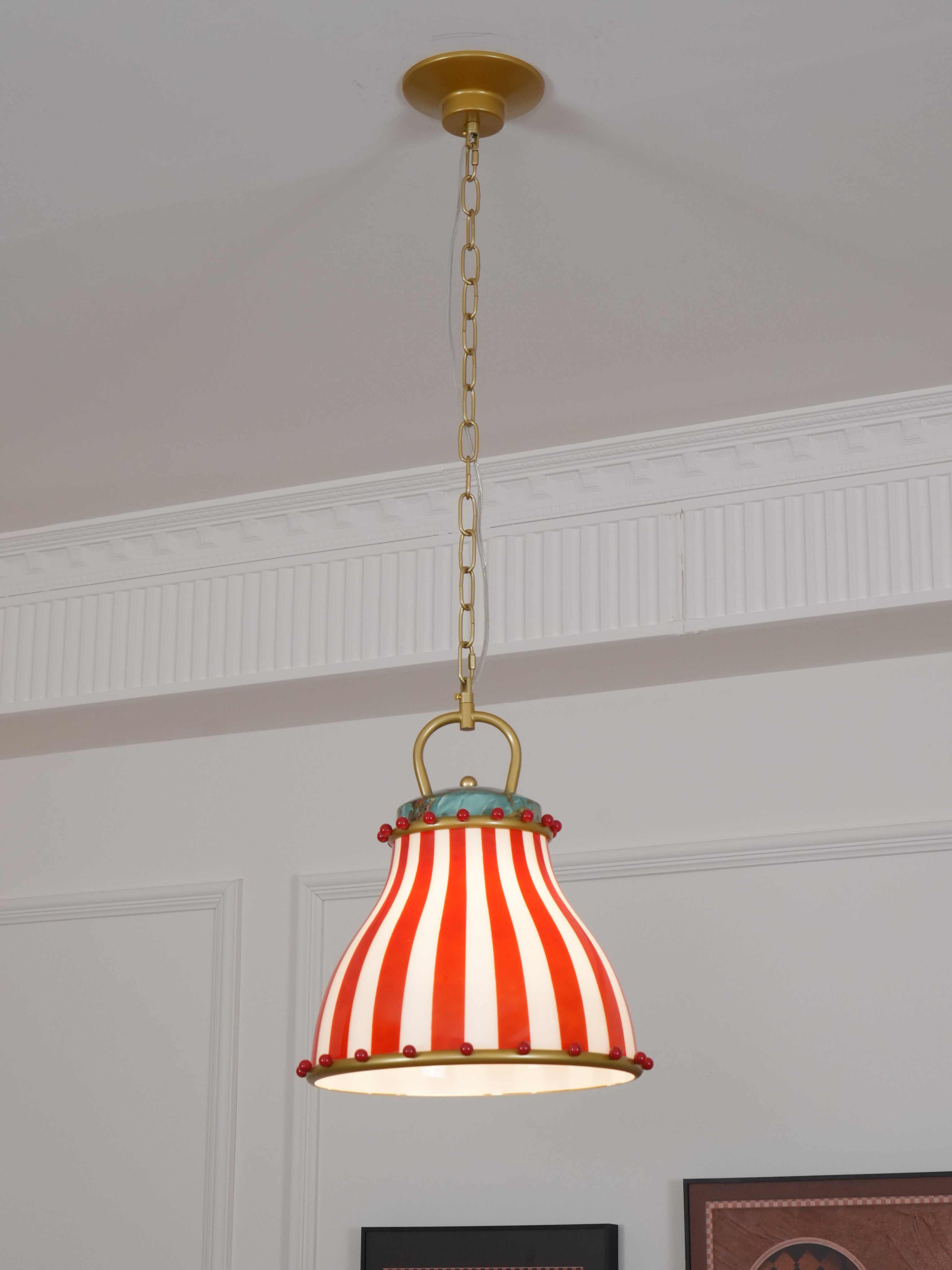 Circus Pendant Light for Children's Room - Macaron Glass Pendant Light